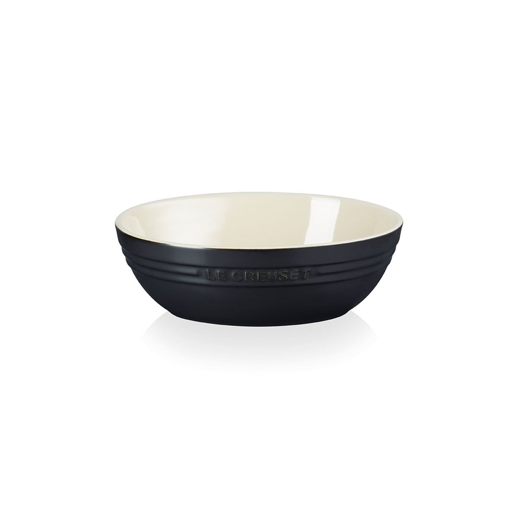 Le Creuset Pasta Salad Oval Serving Bowl Satin Black - Main Image