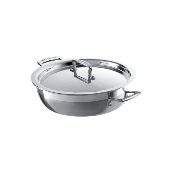 Le Creuset 3-Ply Stainless Steel Shallow Casserole 24cm