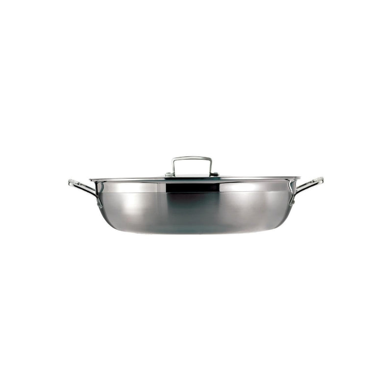 Le Creuset 3-Ply Stainless Steel Shallow Casserole 24cm