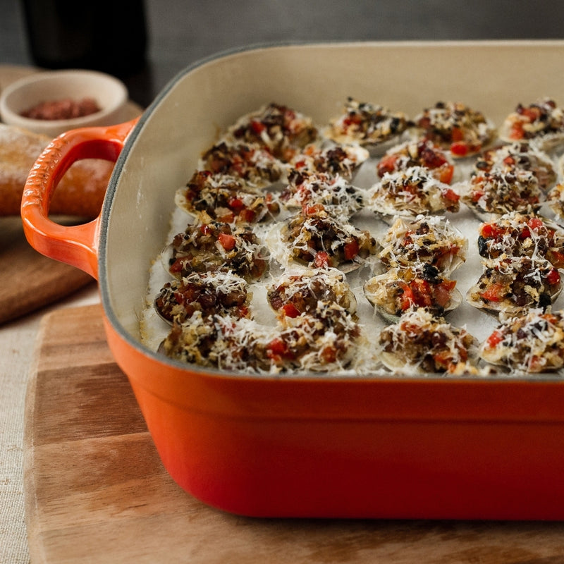 Le Creuset Cast Iron 33cm Rectangular Roaster - Volcanic