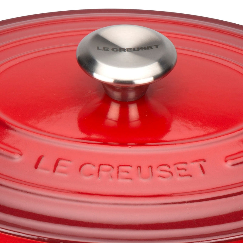 Le Creuset Signature Cast Iron Oval Casserole 29cm - Cerise