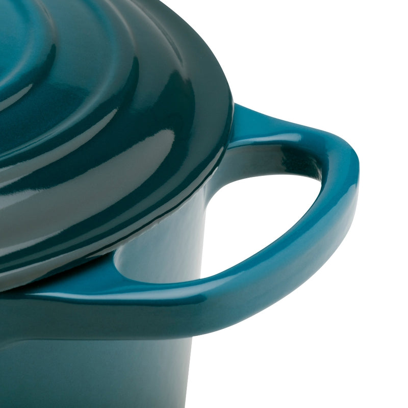 Le Creuset Signature Round Casserole - 24cm Deep Teal