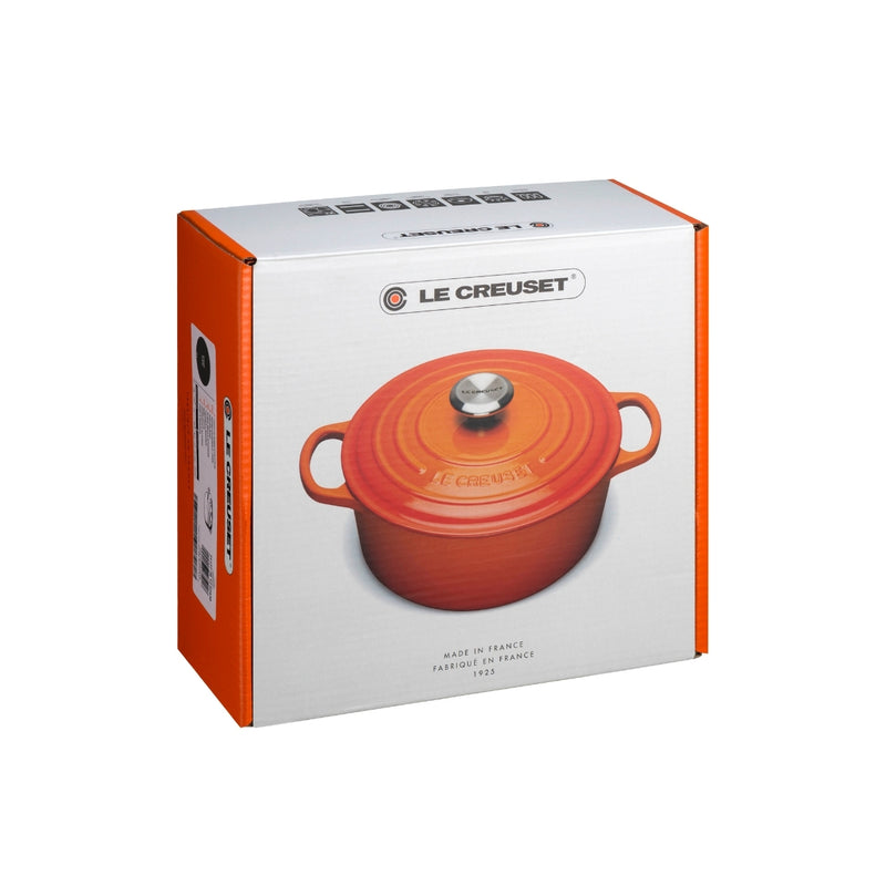 Le Creuset Signature Round Casserole - 24cm Satin Black