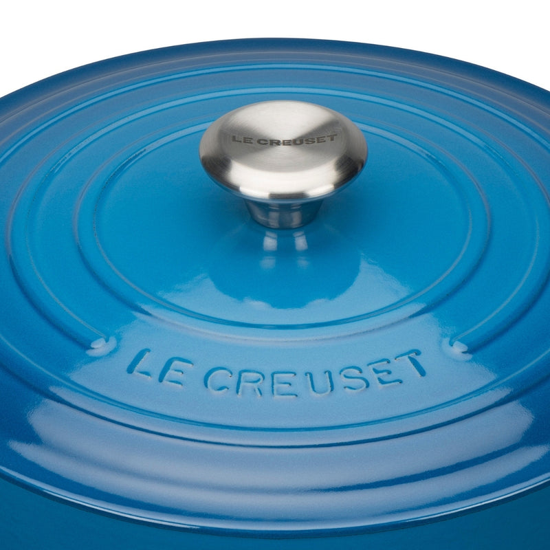 Le Creuset Signature Round Cocotte - 28cm Marseille Blue