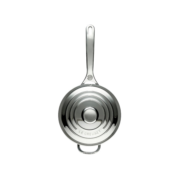 Le Creuset Signature Stainless Steel Saucepan with Lid - 16cm