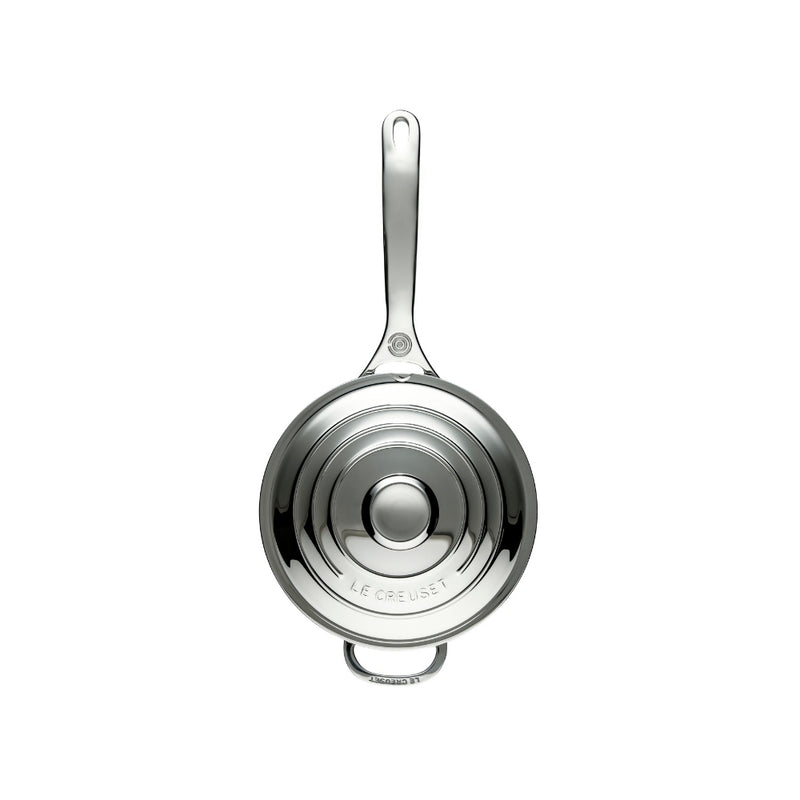 Le Creuset Signature Stainless Steel Saucepan with Lid - 18cm