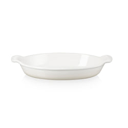 Le Creuset Stoneware Heritage Oval Dish 28cm - Meringue