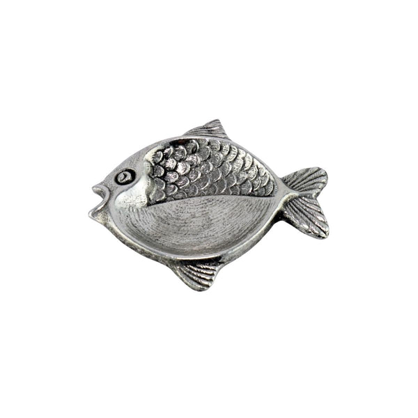 French Pewter Fish Dish - 8.5cm