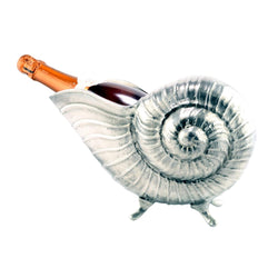 French Pewter Nautilus Champagne Cooler