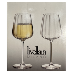 Livellara Set of 2 White Wine Glasses