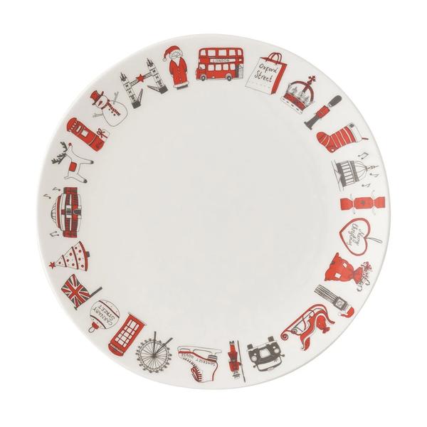 Victoria Eggs London Christmas Side Plate