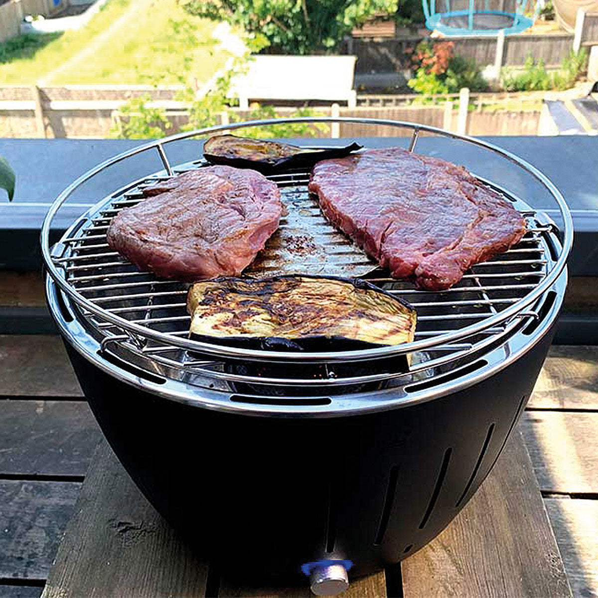 Shop Lotus Grill XL Anthracite Portable Barbecue Divertimenti