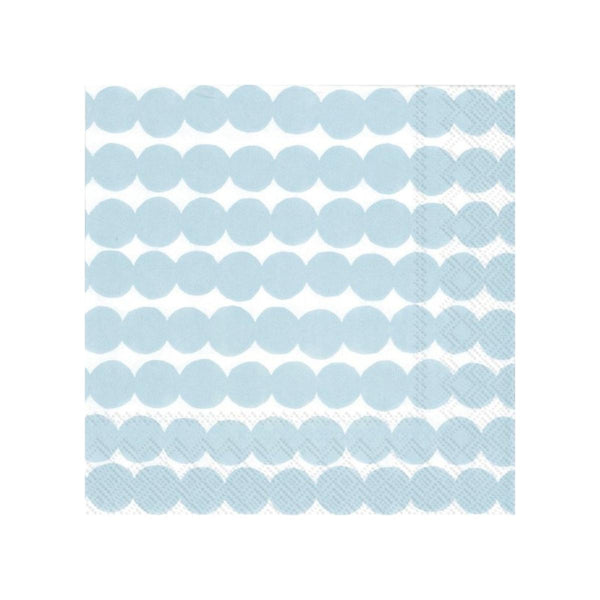 Marimekko Pack of 20 Paper Napkins - RÃ¤symatto Blue