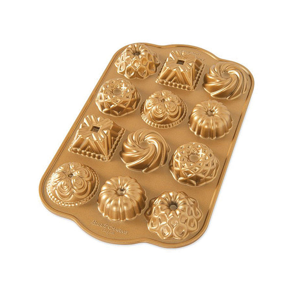 Nordic Ware Gold Charms Mini Bundt Pan