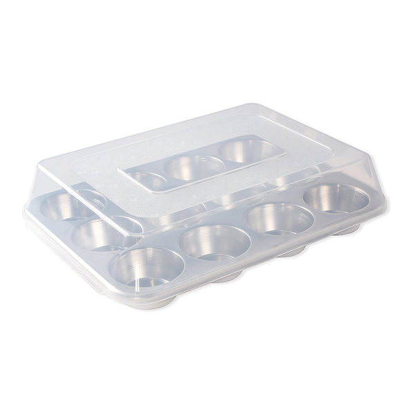 Nordic Ware Naturals 12-cup Muffin Pan With High-Domed Lid