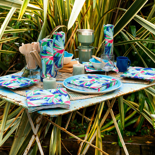 Francoise Paviot Cocktail Napkins - Humming Bird