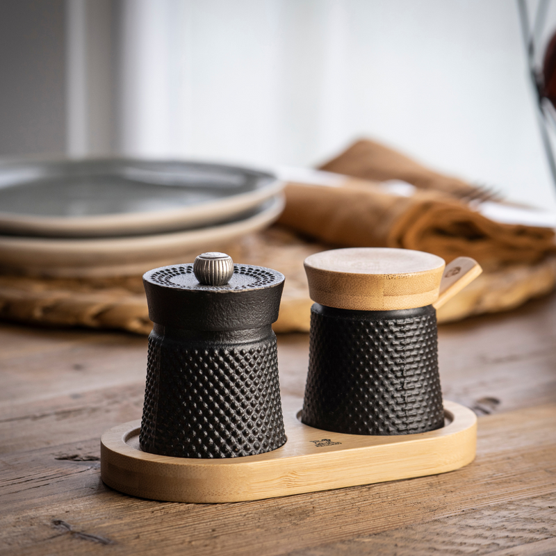 Peugeot Bali Salt Pepper Mill Set Black