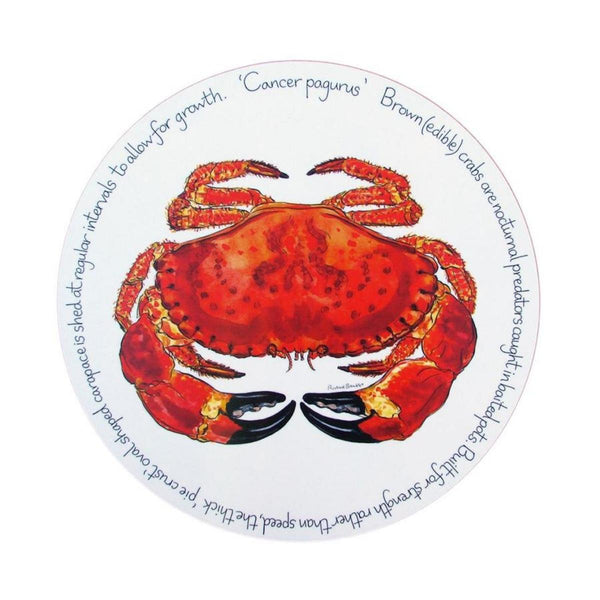 Richard Bramble Placemat 28cm - Crab