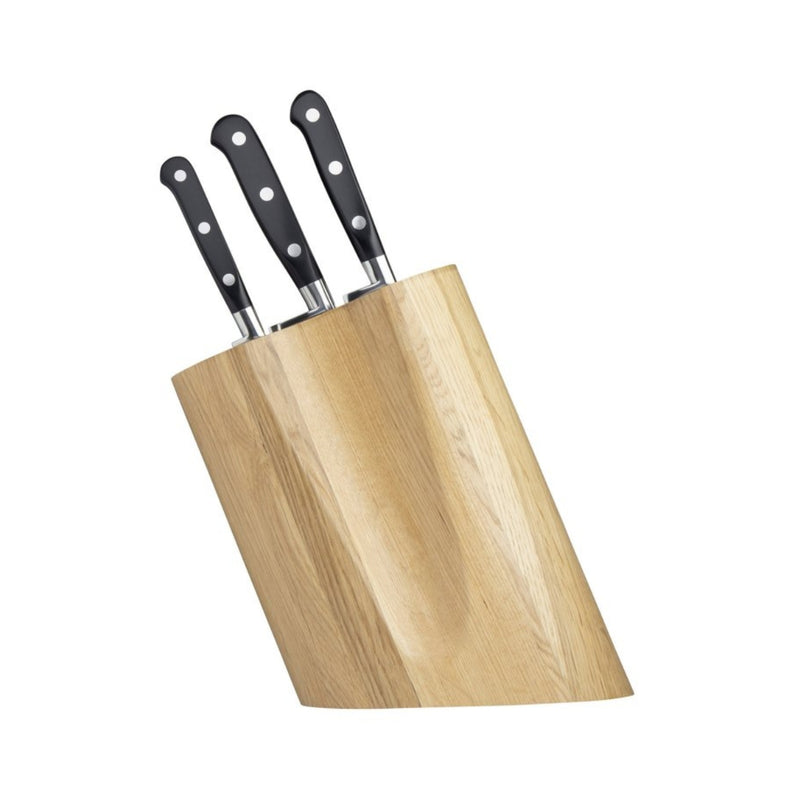 Sabatier Professional 5-Piece Knife Set with Curved Oak Block