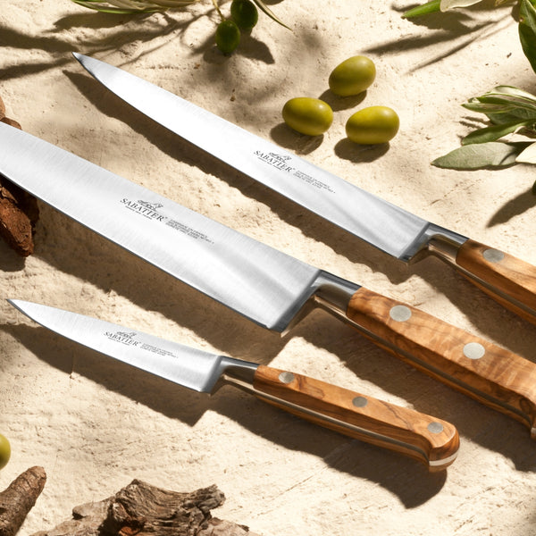 Sabatier Provencao Olive Wood Cooks Knife - 20cm