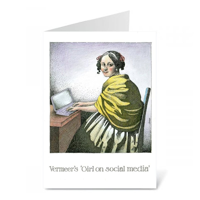 Simon Drew Card - Vermeer