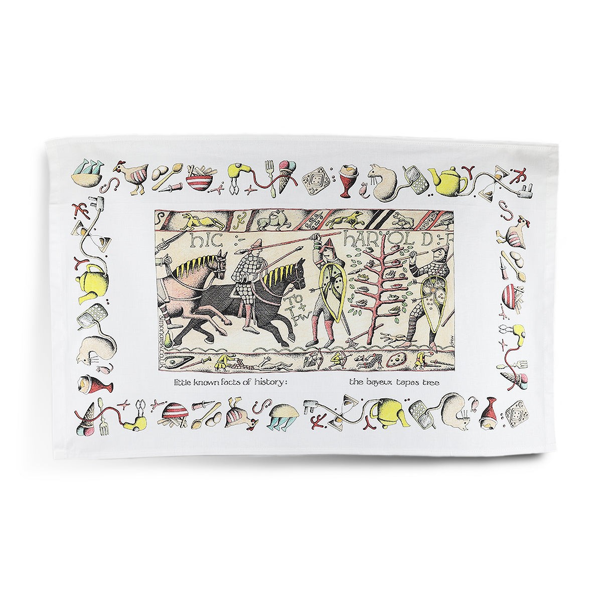 Simon Drew Tea Towel Bayeux Divertimenti