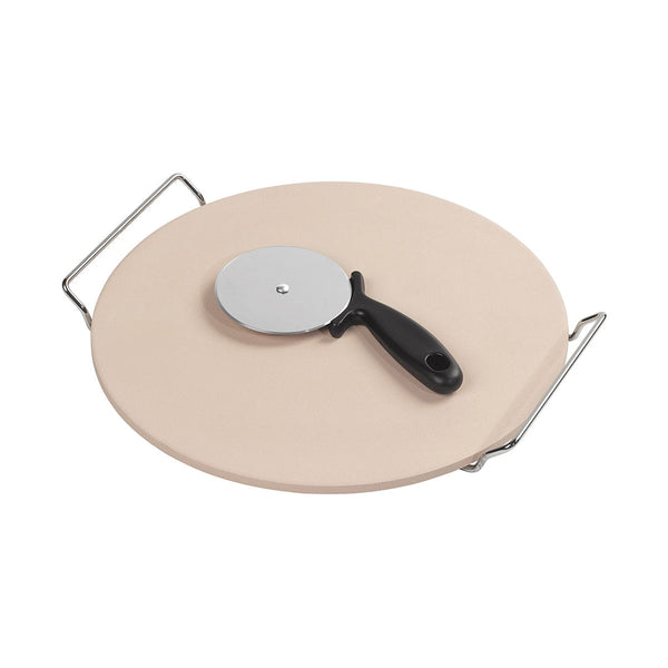 Tala Pizza Stone With Cutter (32cm)