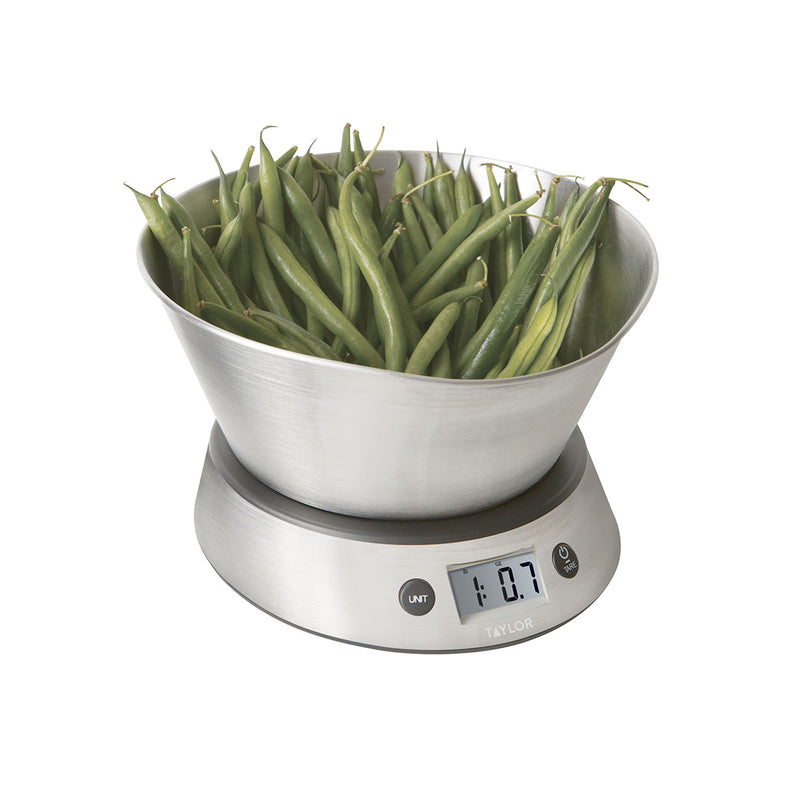 Taylor Pro Weighing Bowl & Digital Kitchen Scale