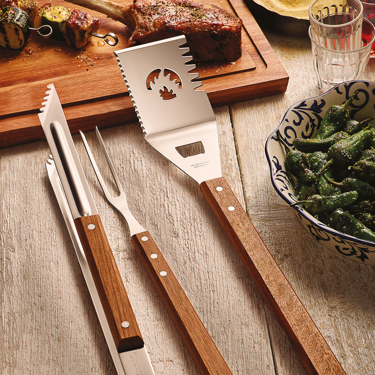 Tramontina 3Piece BBQ Tool Set Divertimenti