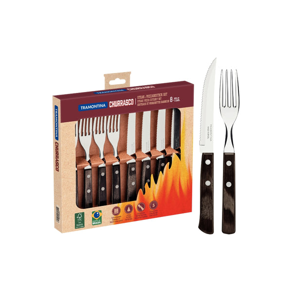Tramontina Steak Cutlery Set - set of 8