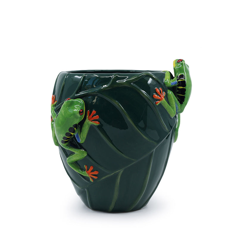 Tree Frog Flower Vase