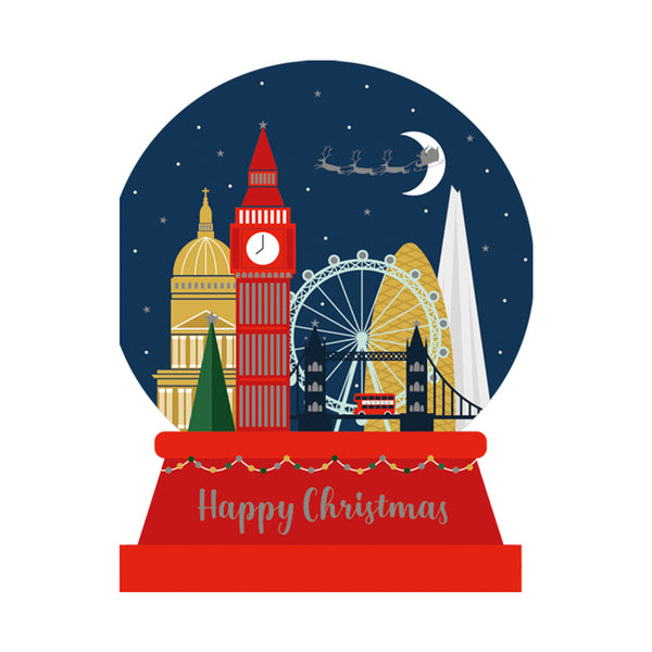 Trio Box of Cards - London Snow Globes