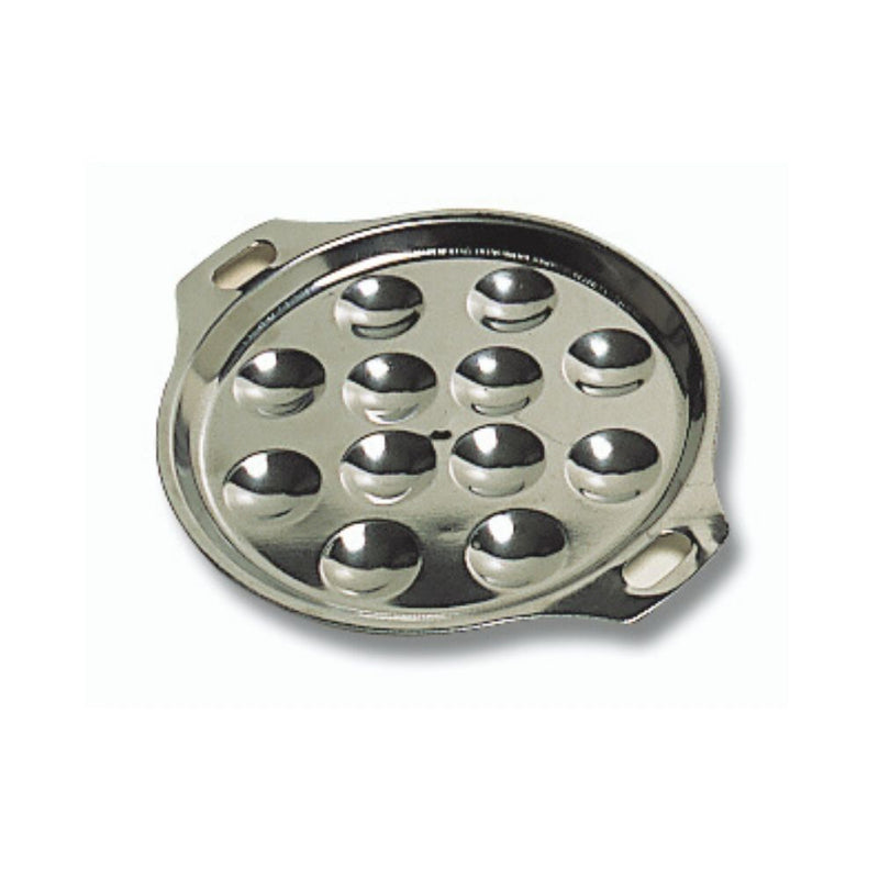 Matfer Steel Escargot Dish - 6 Hole