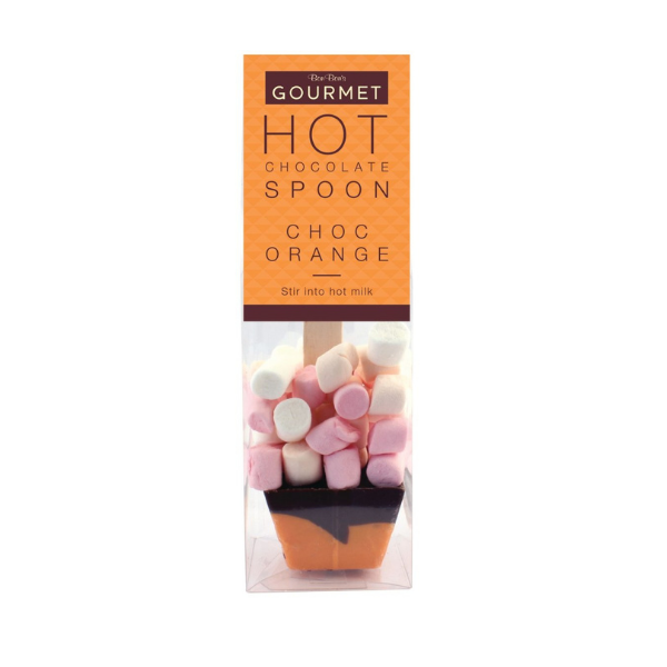 Gourmet Hot Chocolate Spoon - Choc Orange