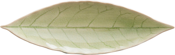 Costa Nova Riviera Vert Frais Laurel Leaf Dish - 18cm