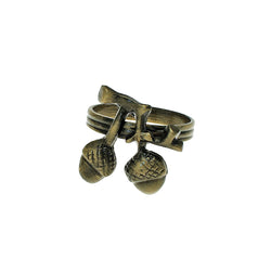 Walton & Co Acorn Napkin Ring - Antique Gold