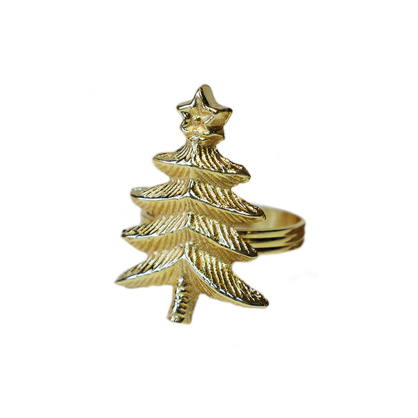 Walton & Co Tree Napkin Ring - Gold