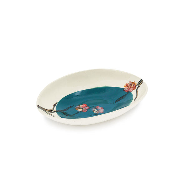 Wonki Ware Cherry Blossom Etosha Dish - Marine