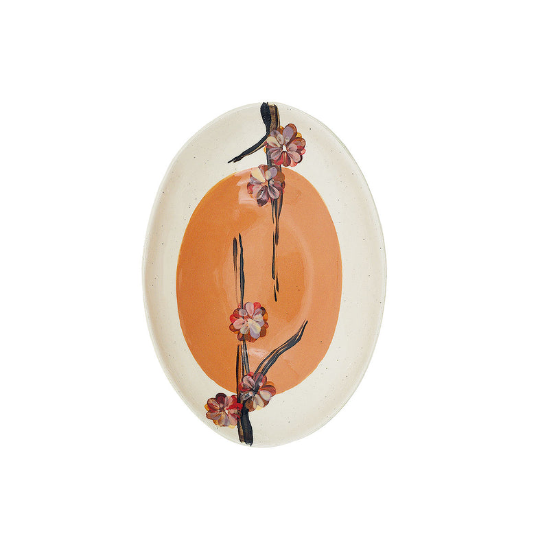 Wonki Ware Cherry Blossom Etosha Dish - Salmon
