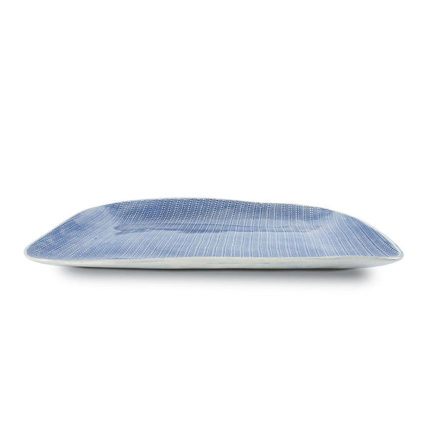 Wonki Ware Trough Platter - Blue