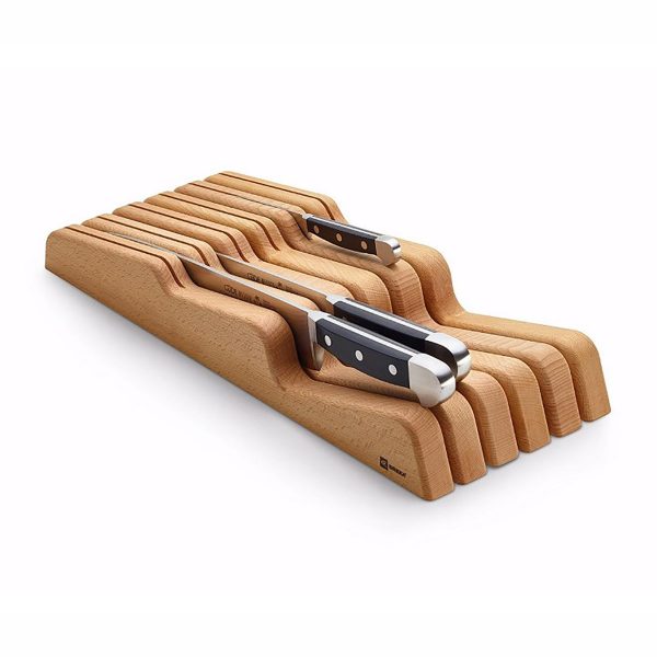 Breka 11 Slot Beech Knife Storage | Divertimenti Cookshop