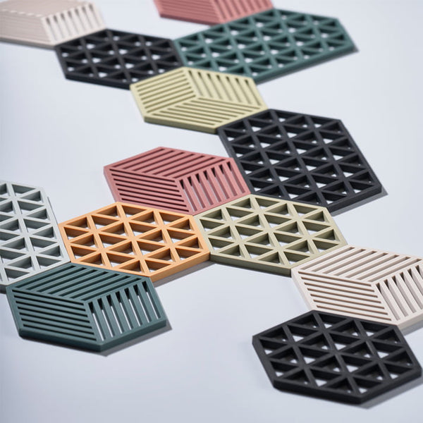 Silicone Triangles Small Trivet - Nordic