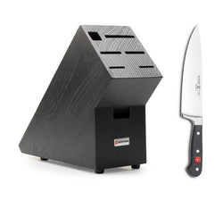 Wusthof Classic 20cm Cooks Knife & Free Black Knife Block