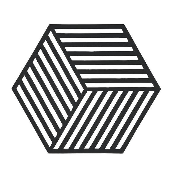 Zone Denmark Silicone Hexagon Trivet - Black