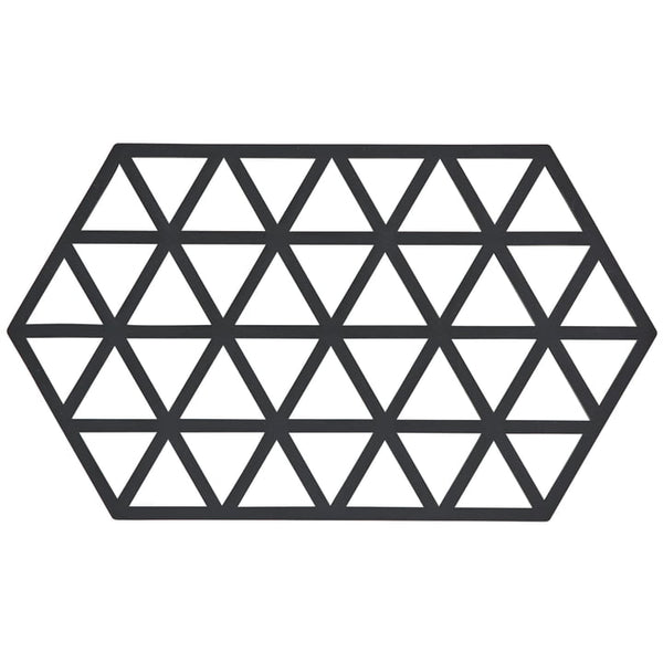 Zone Denmark Silicone Triangles Large Trivet - Black