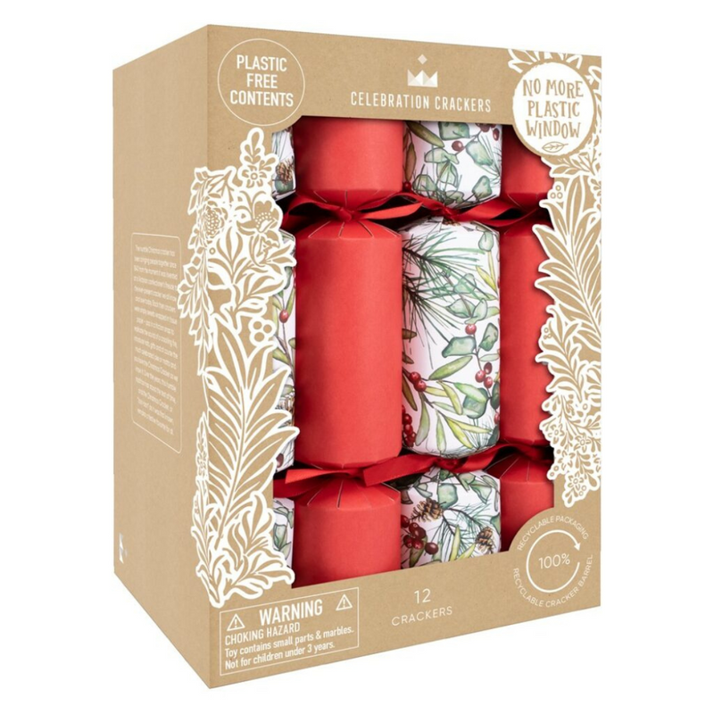 Christmas Sprig Crackers - Pack of 12