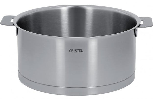 Cristel Stainless Steel Strate Saucepan (Removable Handle Range)- 18cm