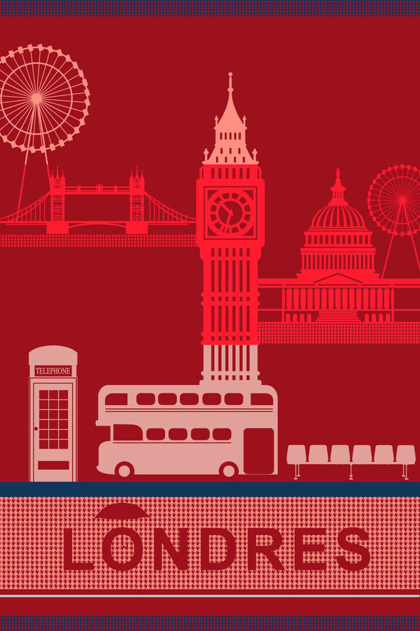 Coucke Tea Towel - London City