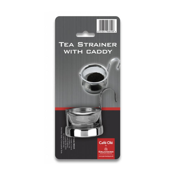 Grunwerg Tea Strainer with Caddy