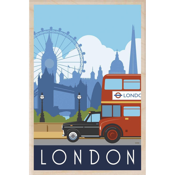 The Wooden Postcard Company Postcards - London Eye